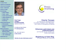 Tablet Screenshot of praxis-dreiklang.ch